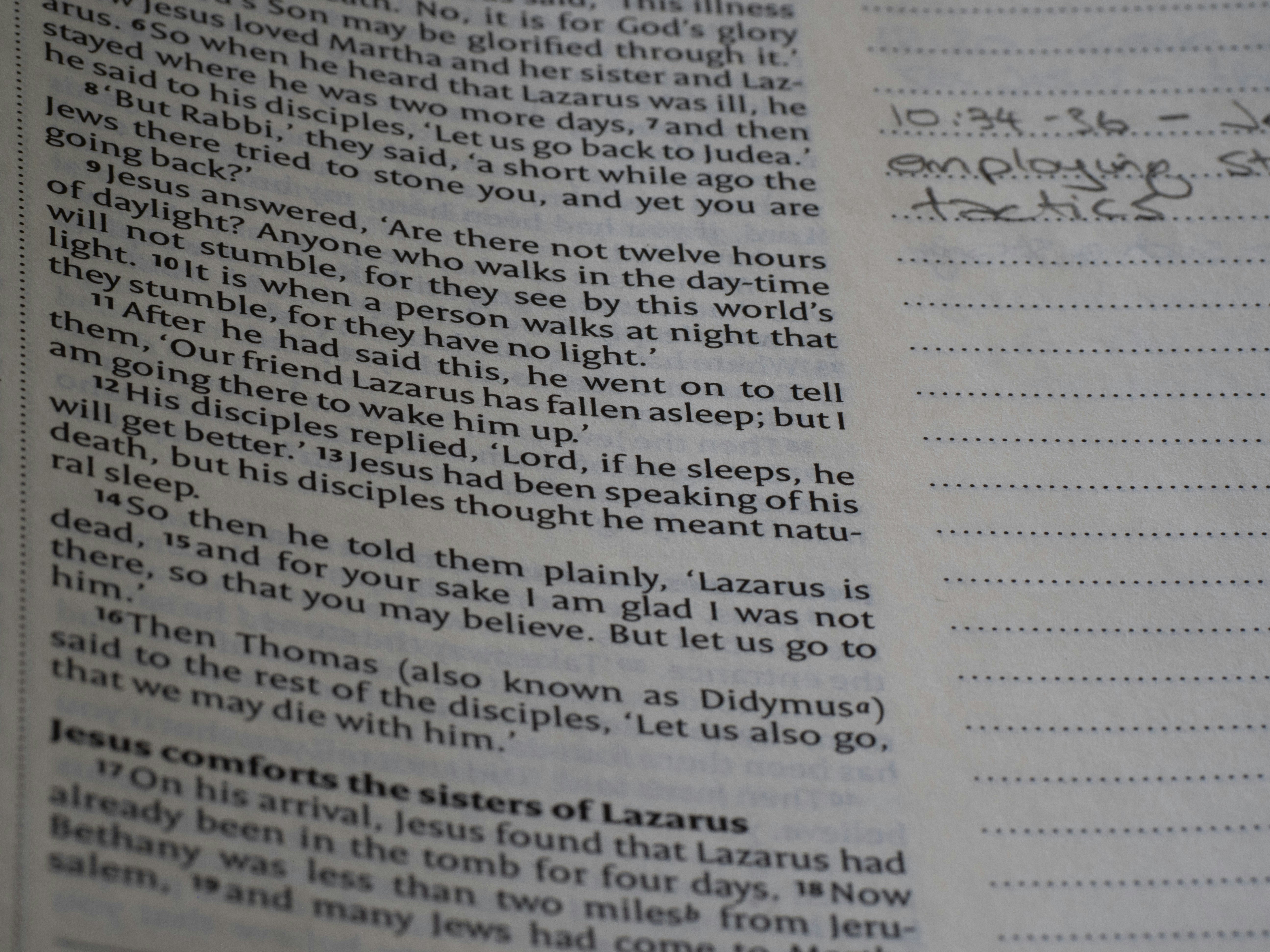 close up, bokeh, bible, new testament, christian, history, text, reading, bible study, devotions, christianity, scripture, Gospel of John, John, Gospel,